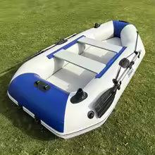 3-Person Inflatable Fishing Kayak – Durable PVC Canoe with Accessories