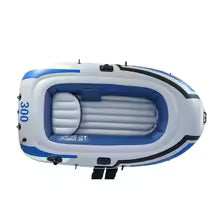 2-4 Person Inflatable Kayak Boat – Heavy Duty PVC Raft for Fishing & Water Sports